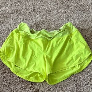 Lululemon Neon Yellow Women's Shorts